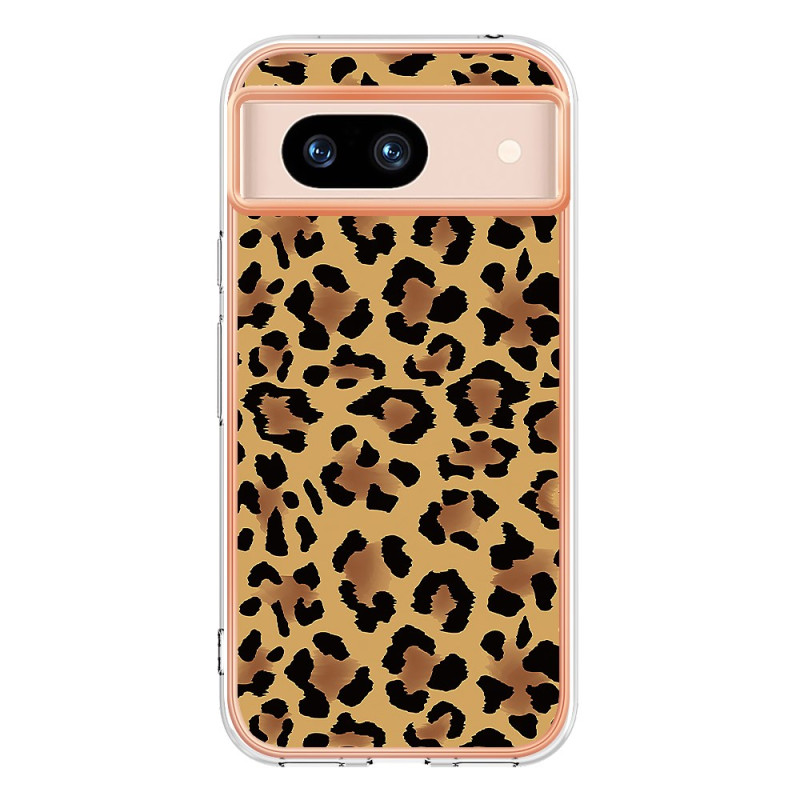Google Pixel 8A Cover mit Leopardenmuster