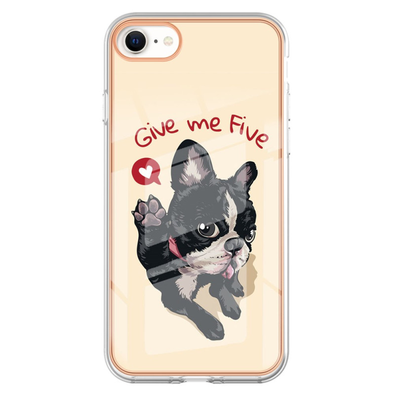 iPhone Cover SE 3 / SE 2 / 8 / 7 Hund Give Me Five