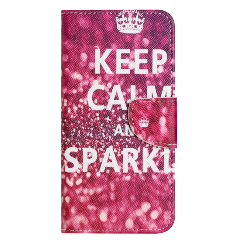 Xiaomi Redmi Note 13 Pro 5G / Poco X6 5G Hülle Keep Calm and Sparkle