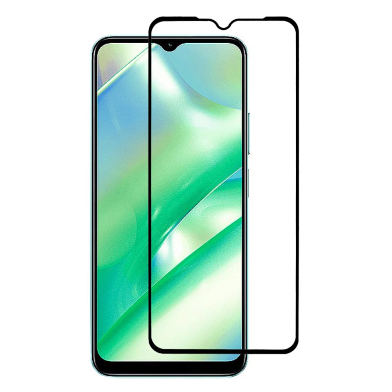 Vollständiger Schutz aus gehärtetem Glas für den Bildschirm des Realme C33 2023 / C33