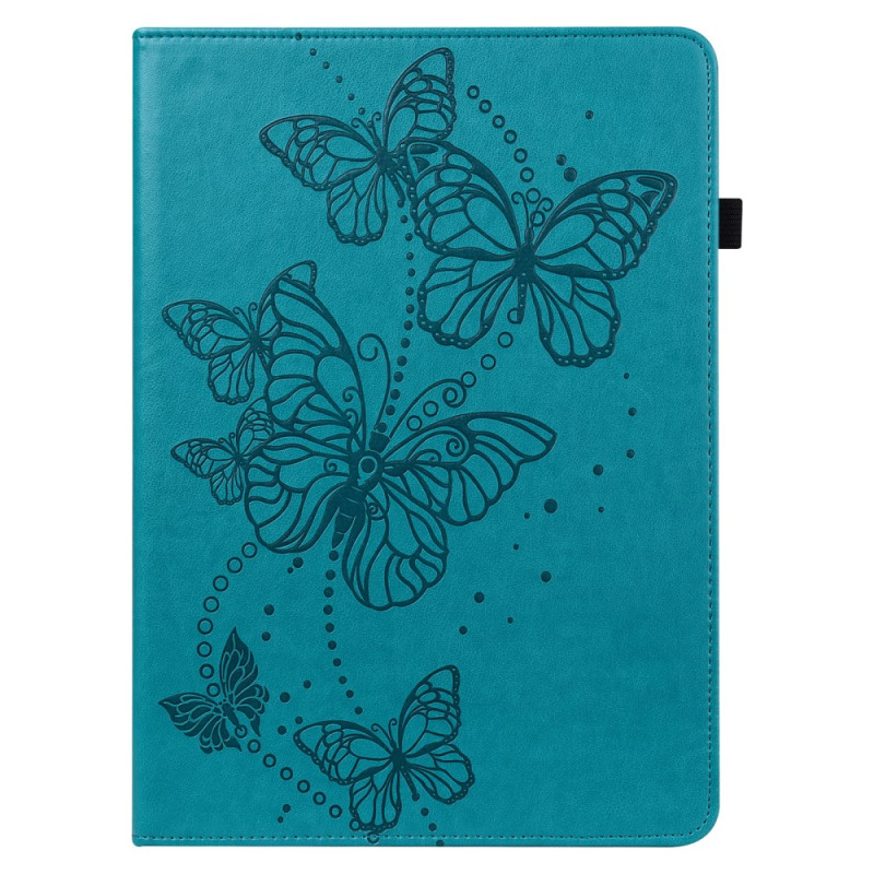 Samsung Galaxy Tab S9 Tasche mit Schmetterlingsmotiv