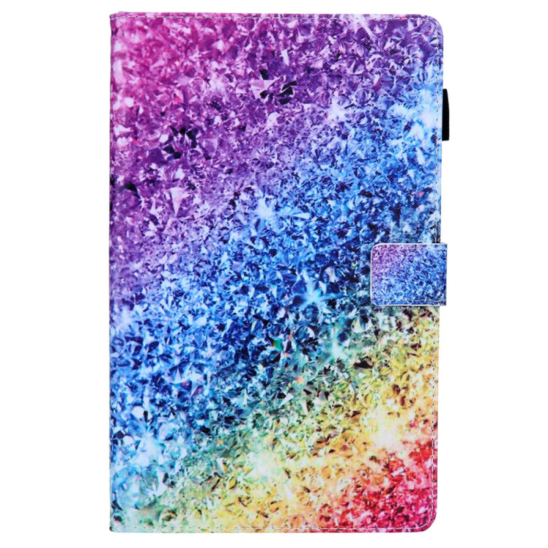 Samsung Galaxy Tab A11 / A9 Hülle Bunte Diamanten