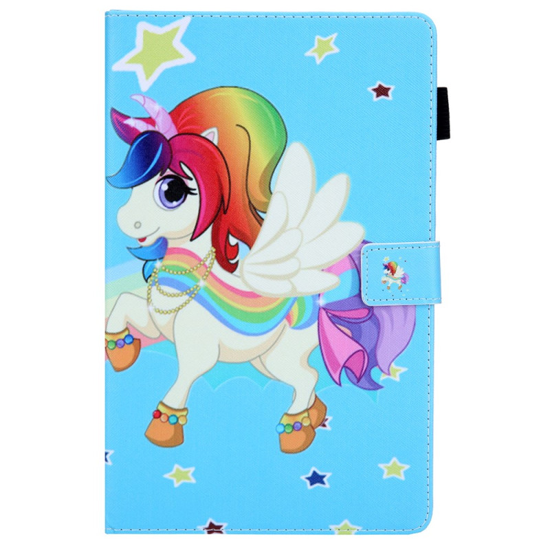 Samsung Galaxy Tab A11 / A9 Einhorn Sternchen Hülle
