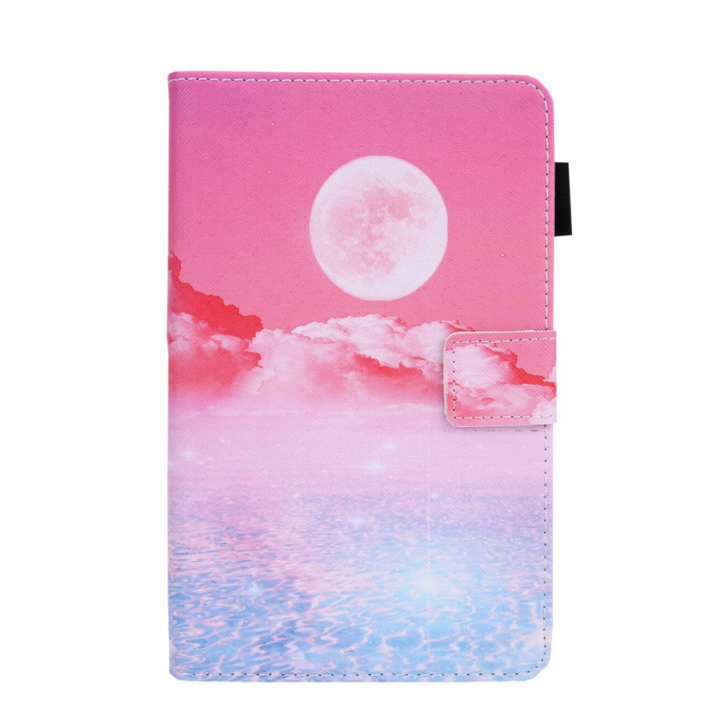 Hülle Samsung Galaxy Tab A11 / A9 Mond Rot