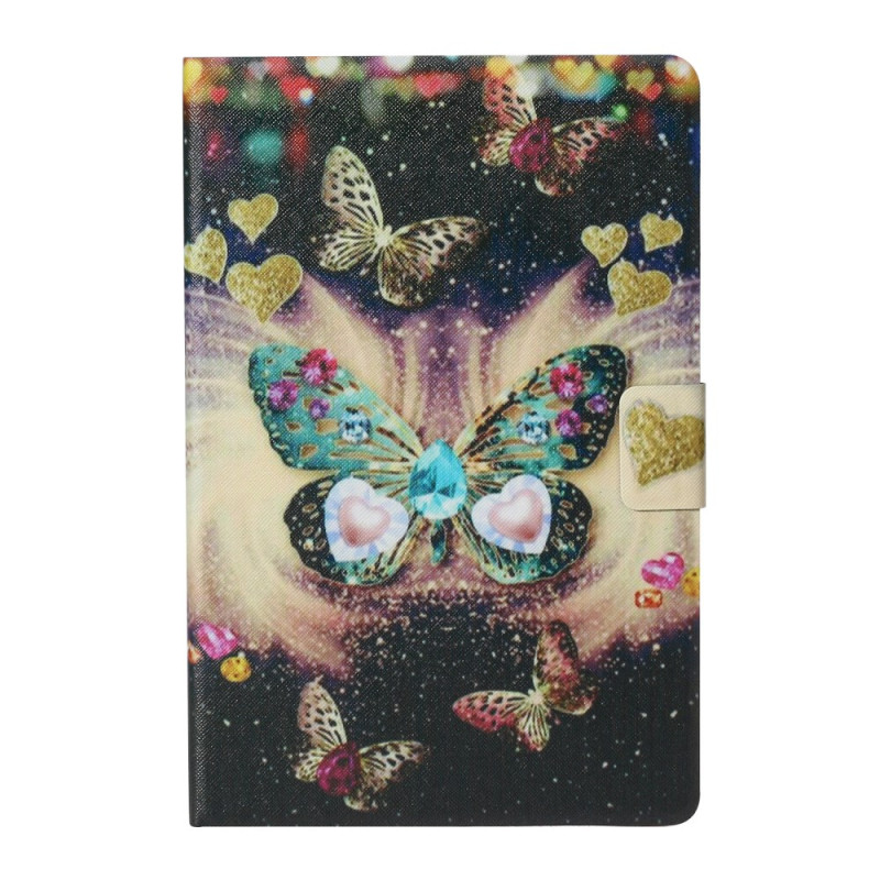 Samsung Galaxy Tab A9 Diamond Butterfly Hülle