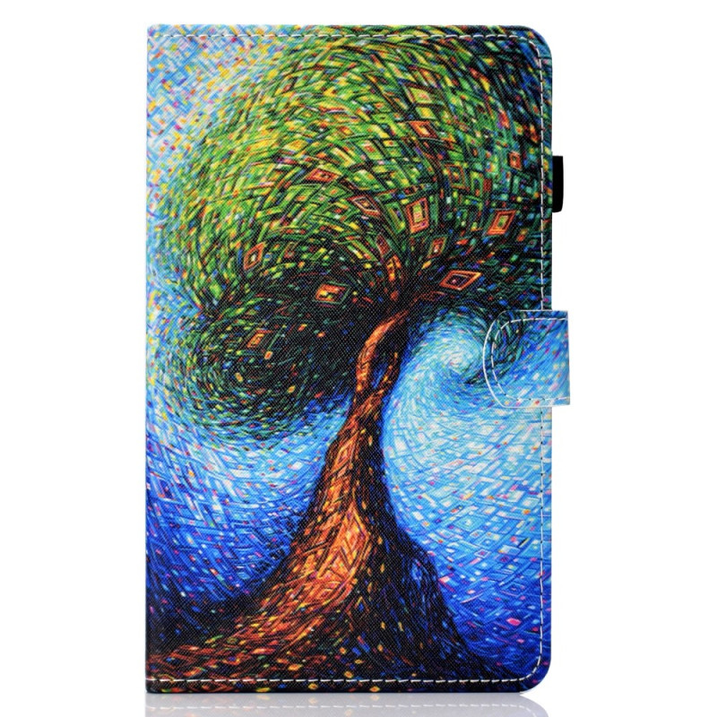 Samsung Galaxy Tab A9 Hülle Abstrakter Baum