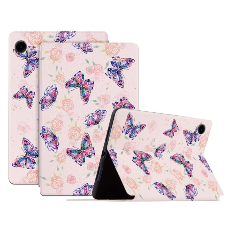 Hülle Samsung Galaxy Tab A9 Deklination Schmetterlinge