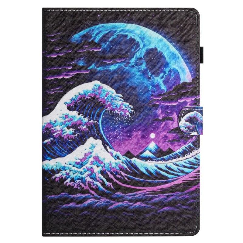 Samsung Galaxy Tab A11 / A9 Meereswellen Hülle