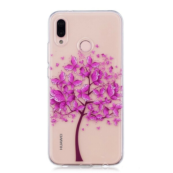 Huawei P20 Lite Transparentes Cover Verrückter Baum