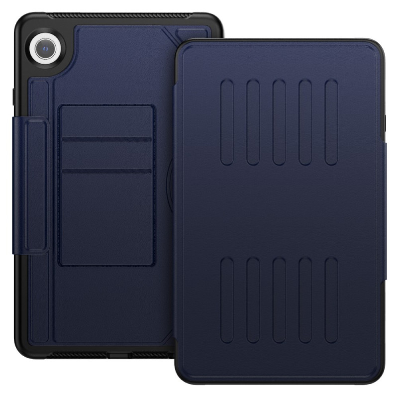 Samsung Galaxy Tab A11 / A9 Tasche 5-stufig verstellbare Halterung, Karten- und Stifthalter