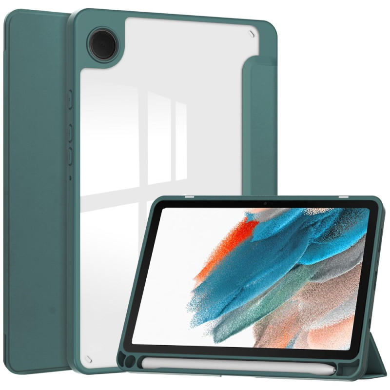 Smart Case Samsung Galaxy Tab A9 Transparente Rückseite und Stifthalter