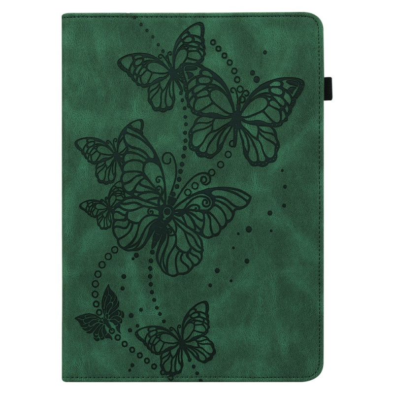Etui Samsung Galaxy Tab A11 Plus / A9 Plus Kartenhalter Schmetterlingsmotiv