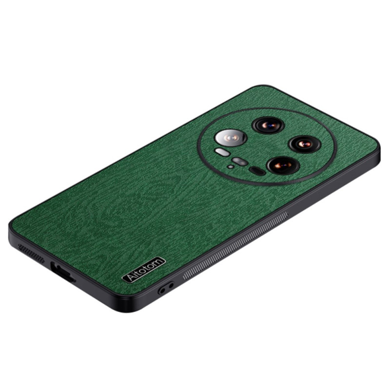 Hülle Xiaomi 14 Ultra Style Leder Holzstruktur