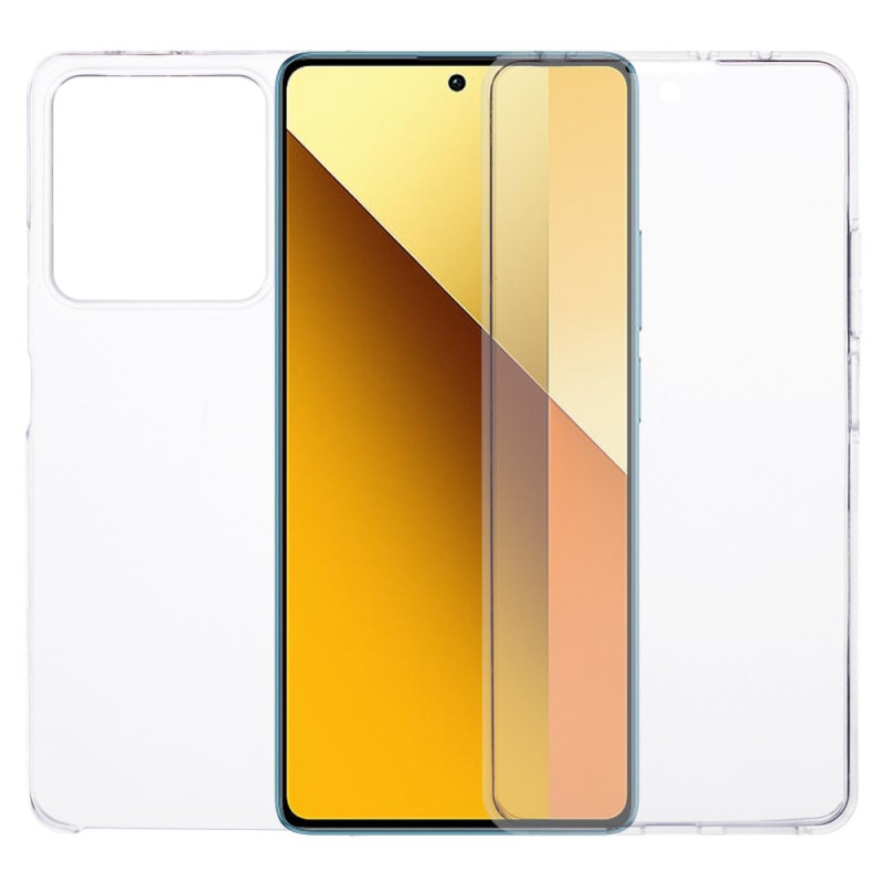 Transparente Hülle für Xiaomi Redmi Note 13 5G transparent mit PET-Bildschirmfolie