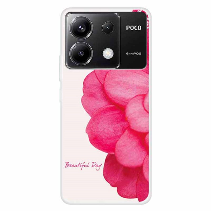 Xiaomi Redmi Note 13 Pro 5G / Poco X6 5G Blume Rosa Cover
