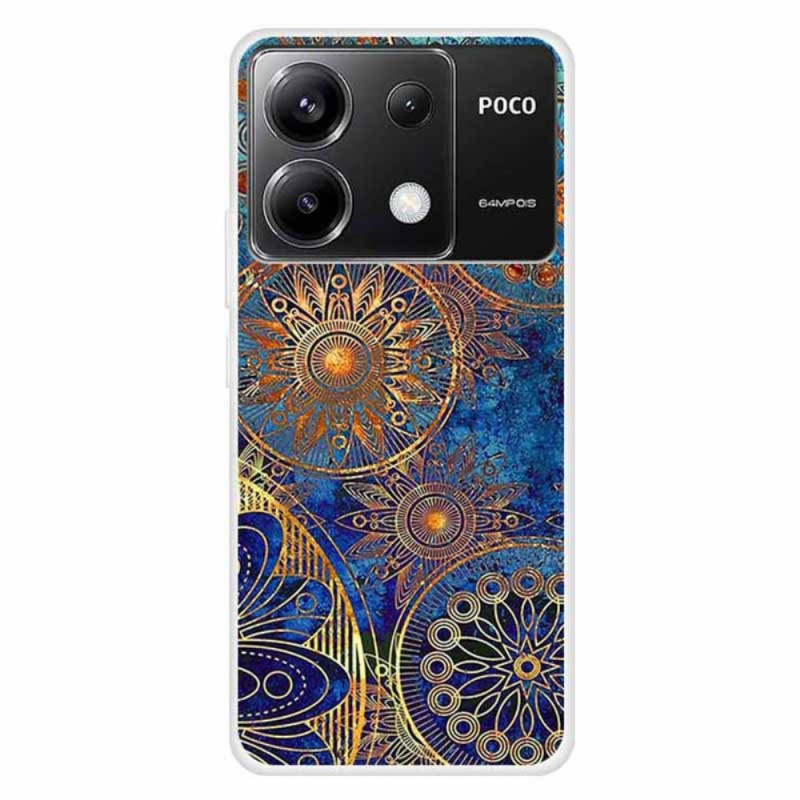 Xiaomi Redmi Note 13 Pro 5G / Poco X6 5G Cover Goldene Blume