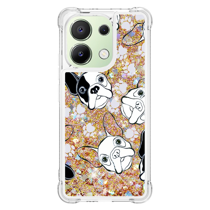 Xiaomi Redmi Note 13 4G Glitter Cover Cartoon-Motiv