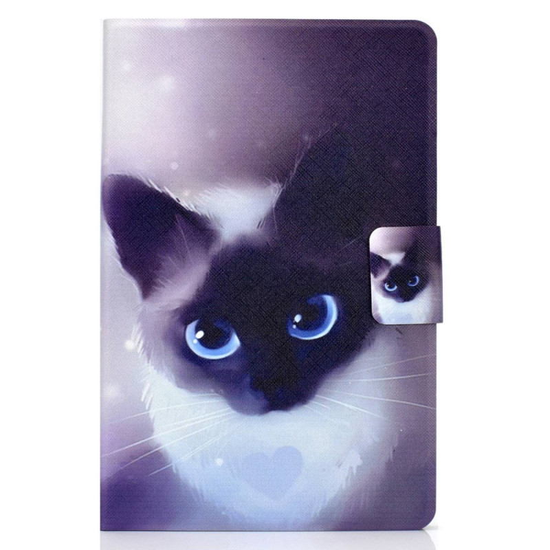 Hülle Samsung Galaxy Tab S8 / S7 Katze mit blauen Augen