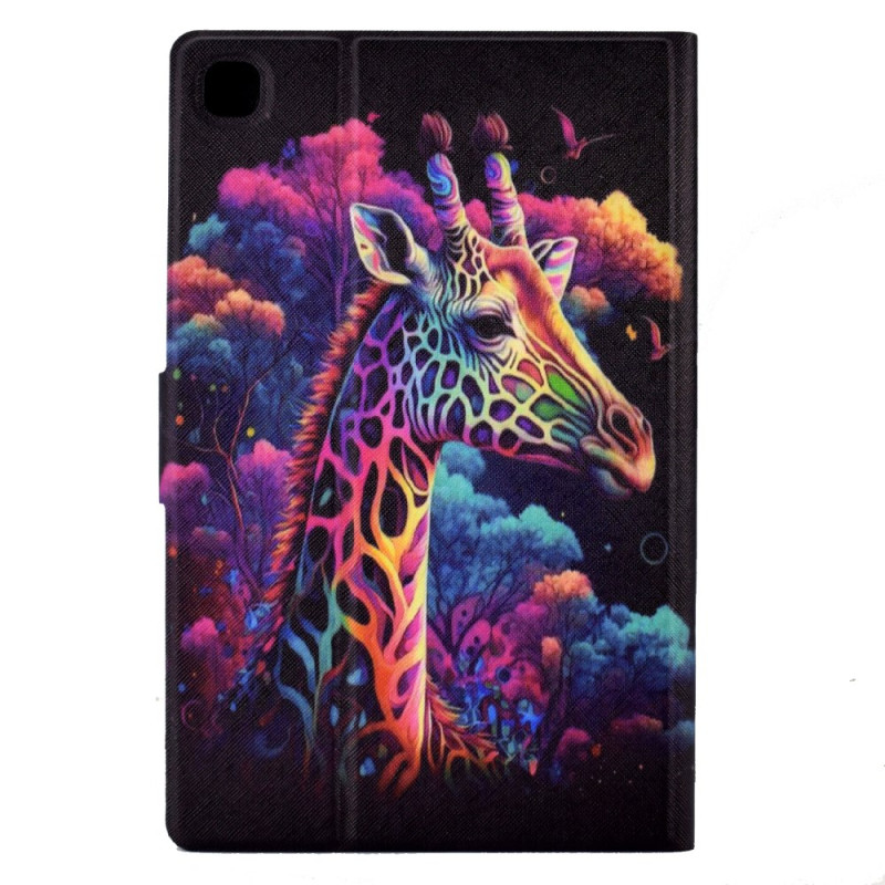 Samsung Galaxy Tab S6 Lite Hülle Giraffe Farbig