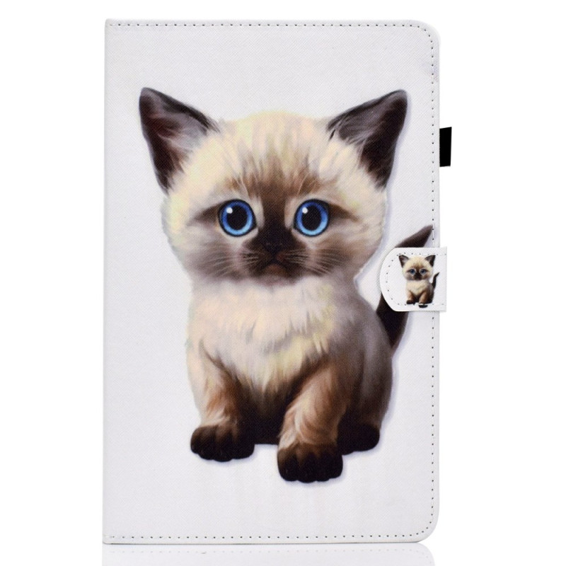 Samsung Galaxy Tab A8 (2022) / (2021) Schutzhülle Blauäugiges Kätzchen