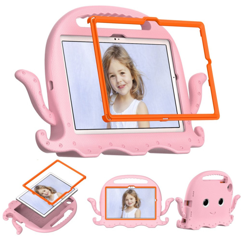 Coque Samsung Galaxy Tab A8 10.5 (2021) / (2022) Protection EVA avec Bandoulière Design Poulpe