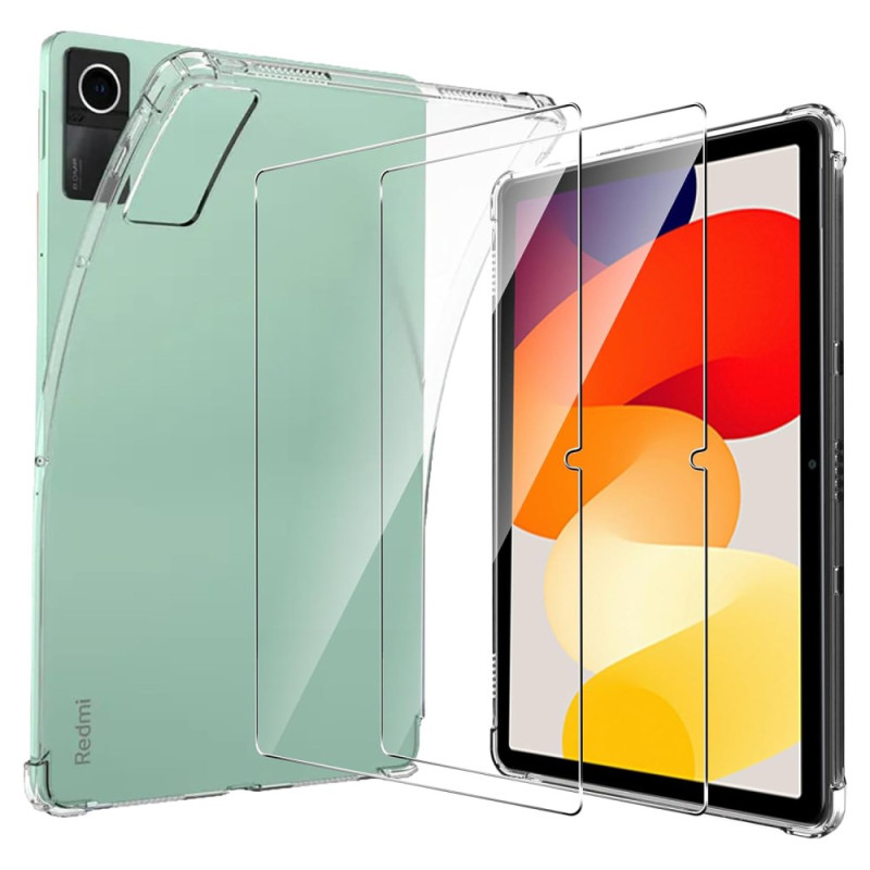 Xiaomi Redmi Pad SE Cover mit 2 Displayschutzfolien aus gehärtetem Glas