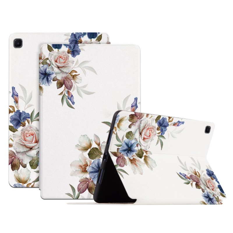 Samsung Galaxy Tab A7 Lite Hülle mit Blumenmuster