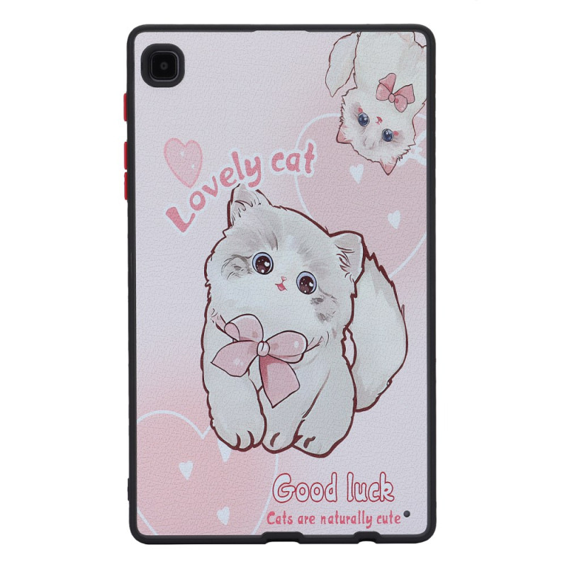 Samsung Galaxy Tab A7 Lite Lovely Cat Cover