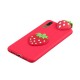 Huawei P20 3D Erdbeere Cover
