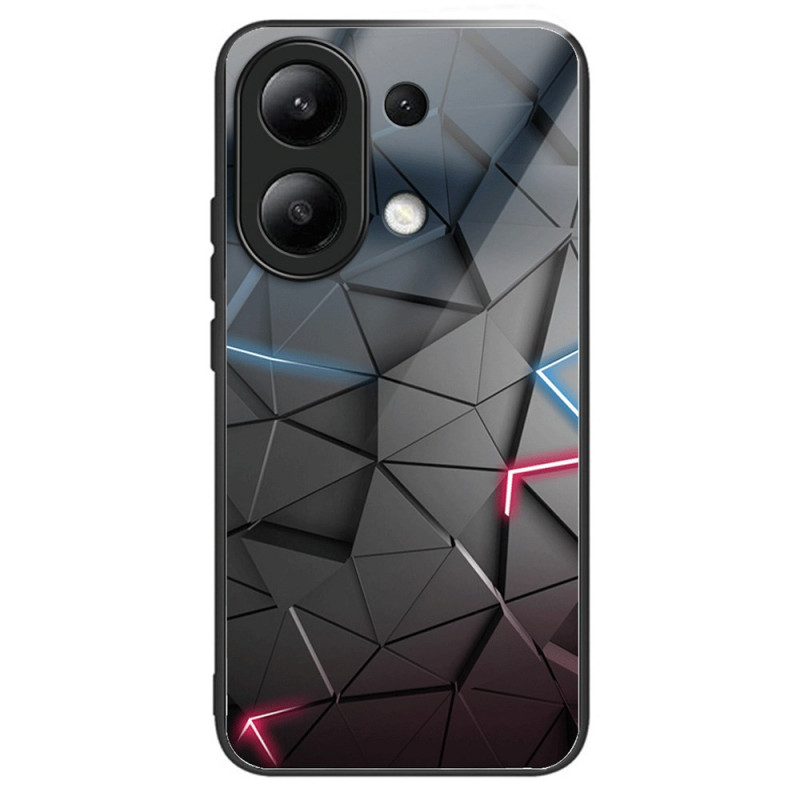 Xiaomi Redmi Note 13 4G Panzerglas
 Cover Schwarze Dreiecke