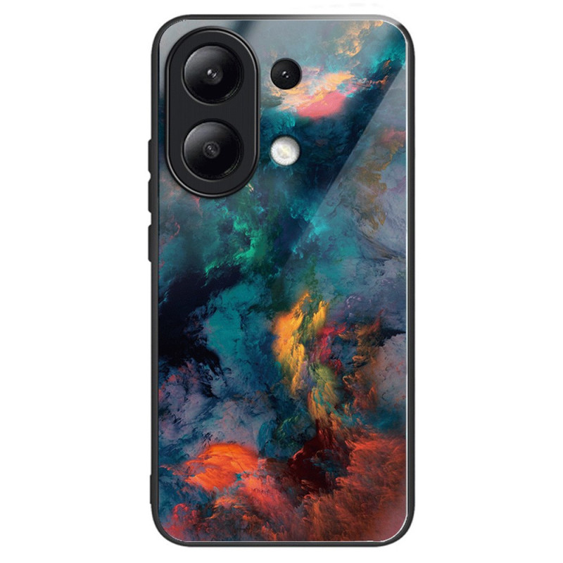 Xiaomi Redmi Note 13 4G Panzerglas
 Cover Farbige Wolken