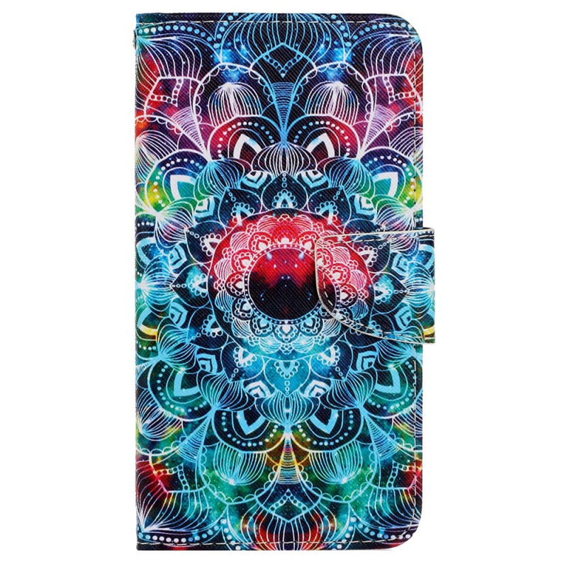 Xiaomi Redmi Note 13 4G Mandala-Muster Tasche mit Riemen