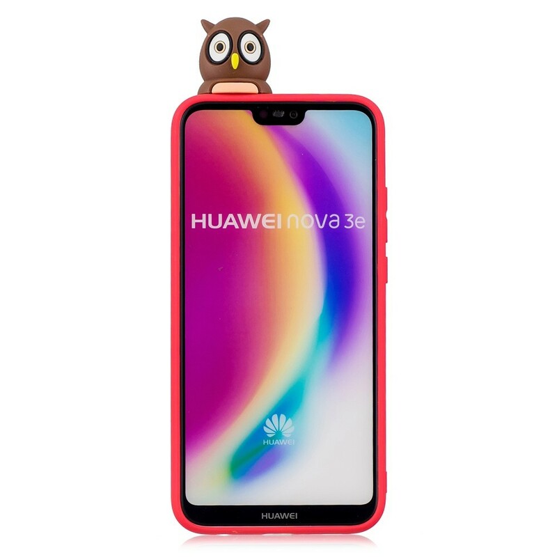 Huawei P20 3D Miss Eule Cover