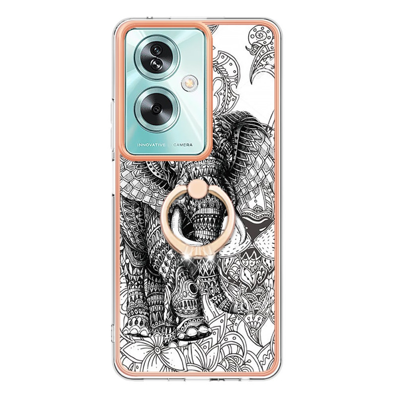 Cover Oppo A79 5G Ring-Ständer Totem Elefant