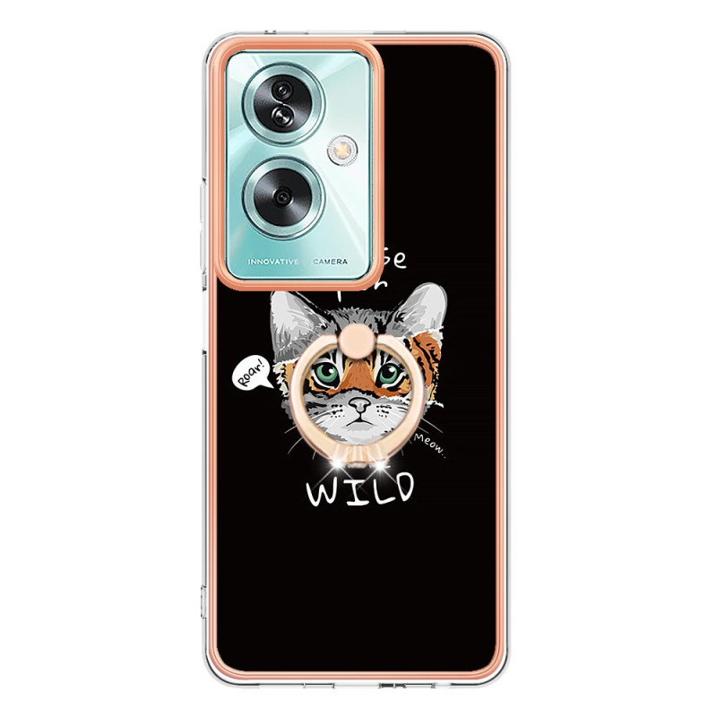 Cover Oppo A79 5G Ring-Ständer Katze und Tiger