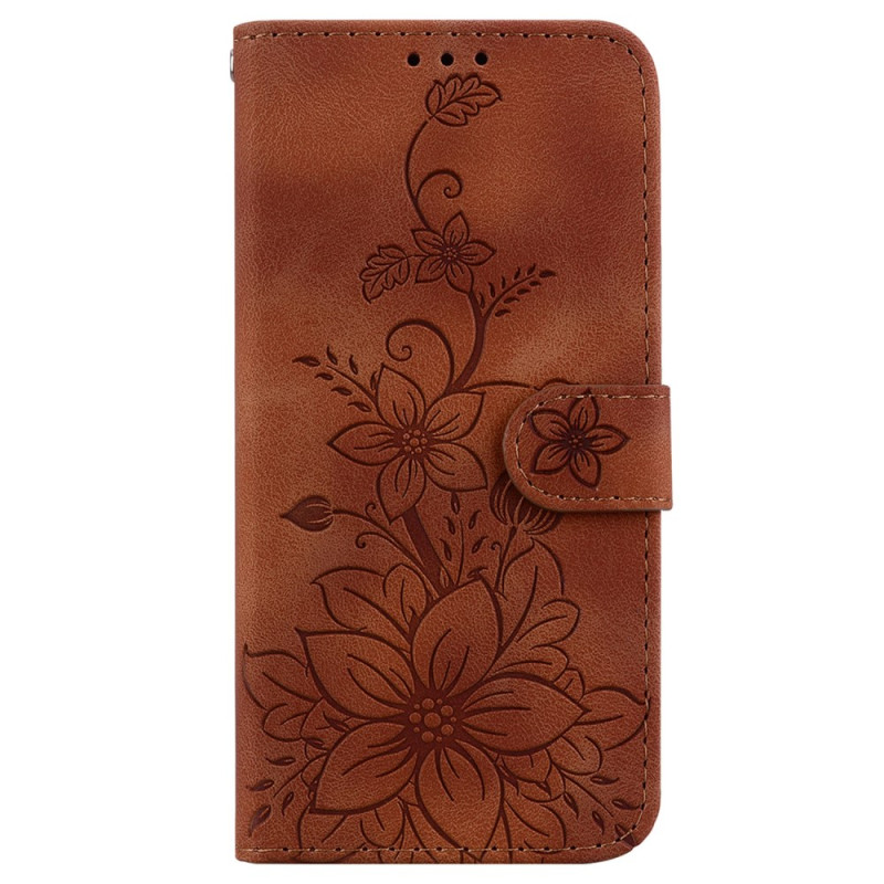 Oppo Reno 11F 5G Lilienblüten Tasche mit Riemen