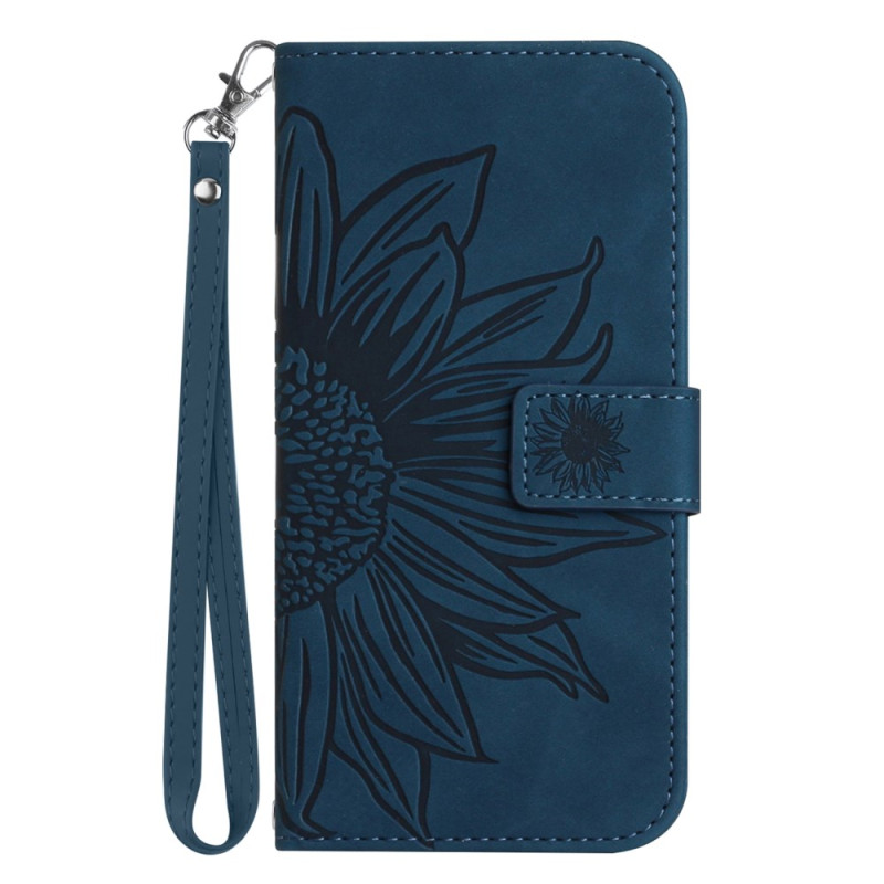 Oppo Reno 11F 5G Sonnenblumen-Print Tasche mit Riemen