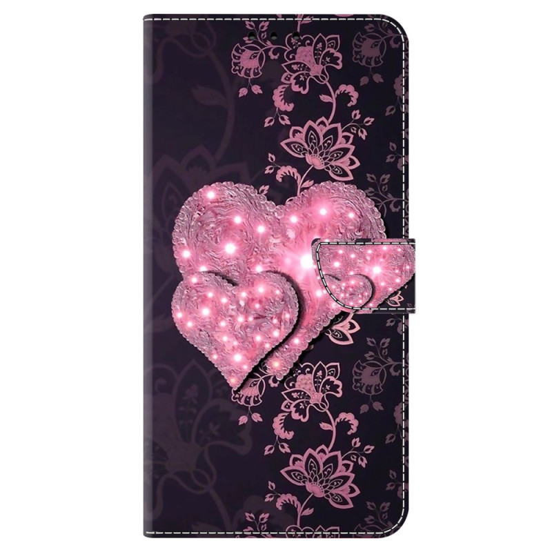 Oppo A58 Lace Hearts Hülle