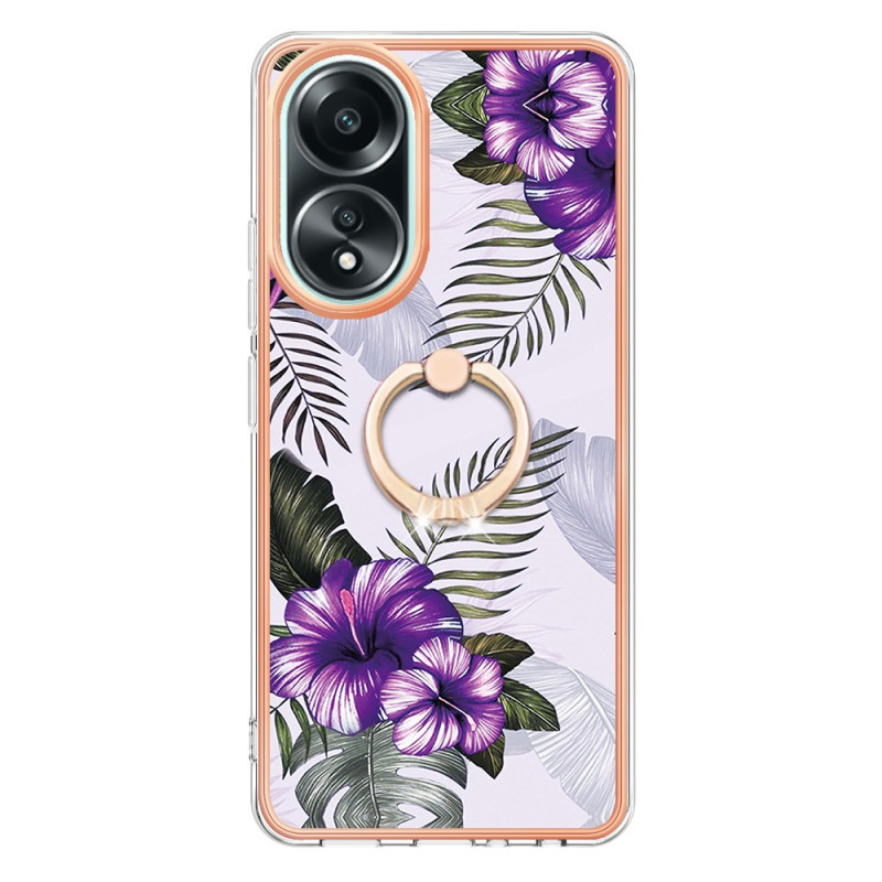 Oppo A58 Cover Ringhalter Marmor