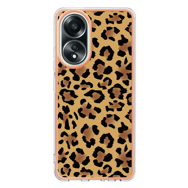 Oppo A58 4G Cover Leopardenmuster