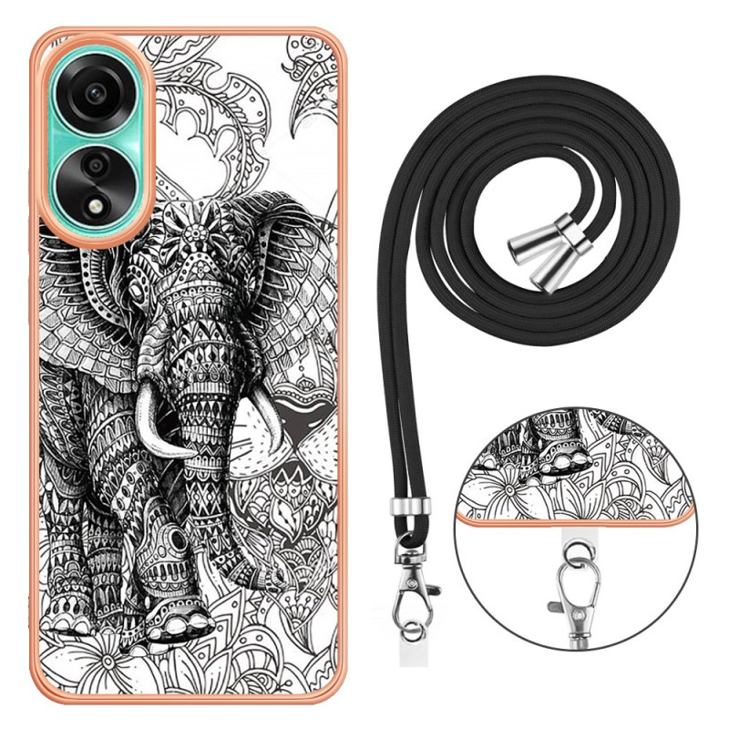 Oppo A78 4G Totem Elephant Cord Cover