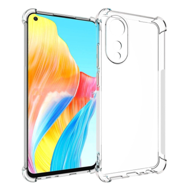 Oppo A78 4G Cover Transparent Verstärkte Ecken