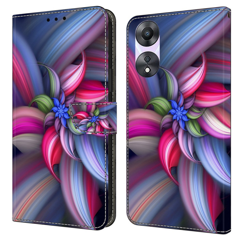 Hülle Oppo A78 5G Blühende Blumen