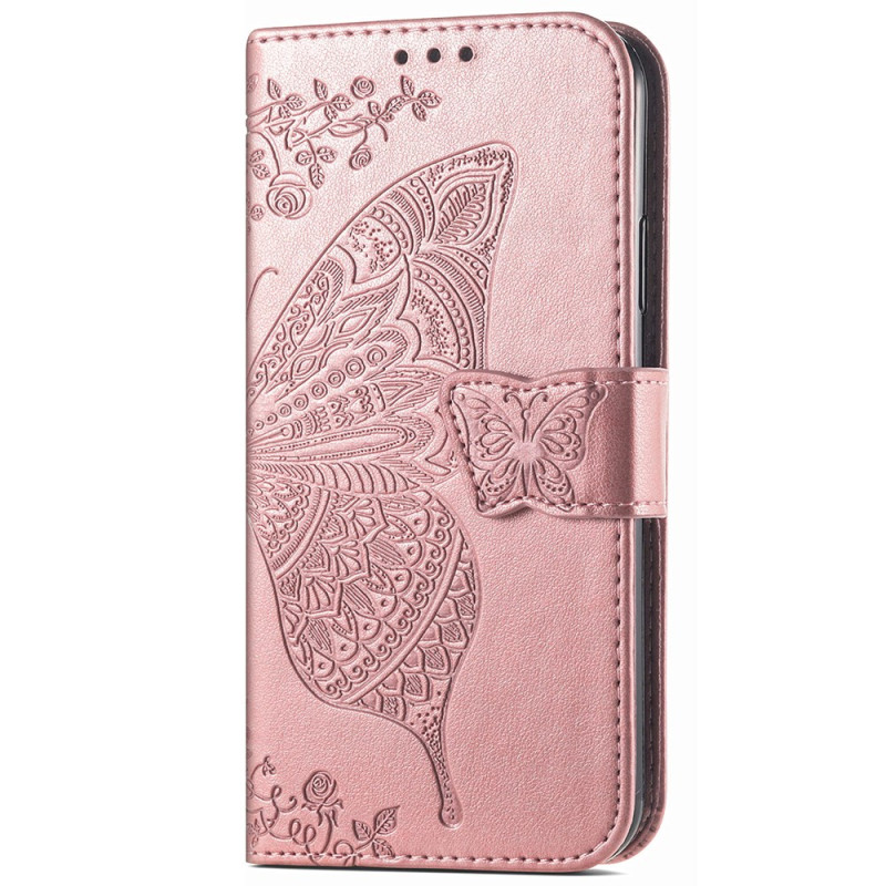 Oppo A78 5G Schmetterling Barock Riemen Tasche