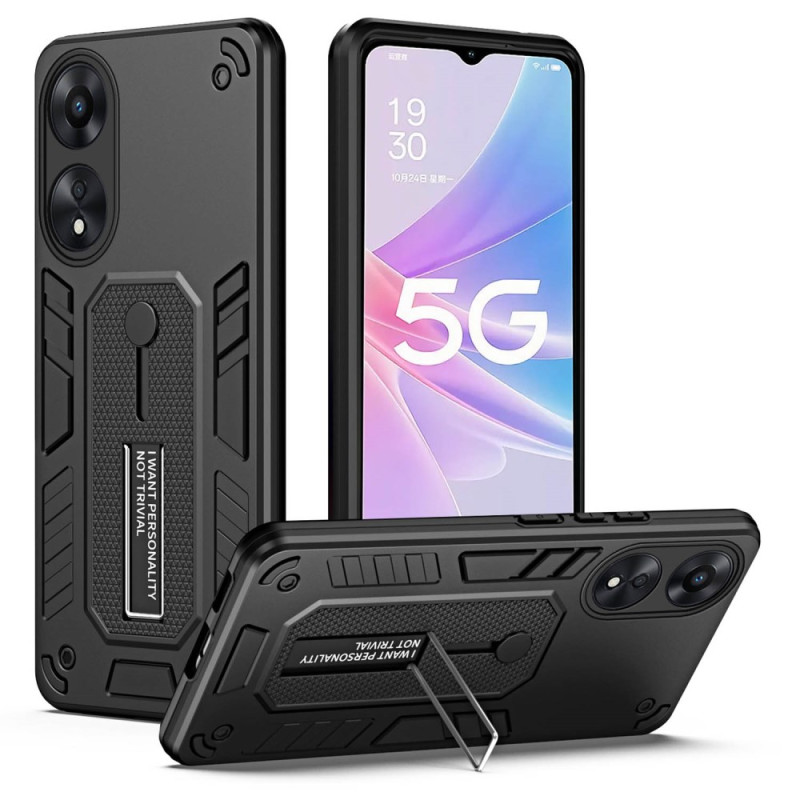 Oppo A78 5G Cover Integrierte Halterung und Riemen