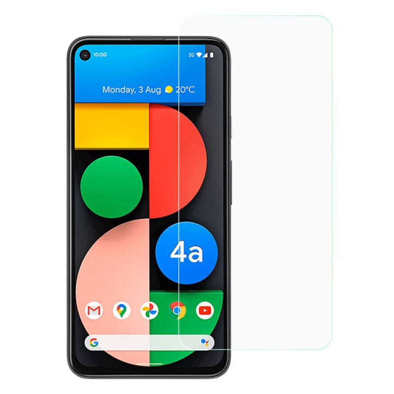 Schutz aus gehärtetem Glas für das Display des Google Pixel 4A 5G