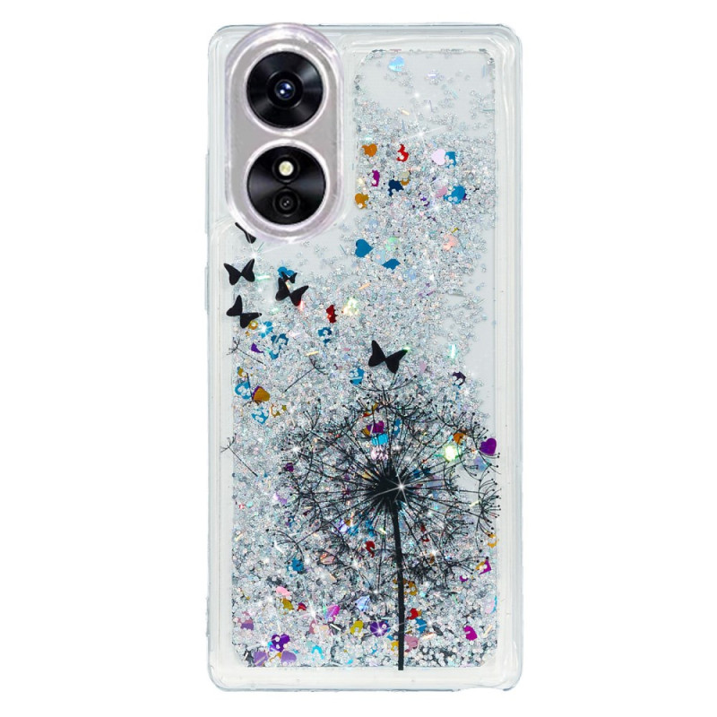 Oppo A17 / A17k Glitter Löwenzahn Cover