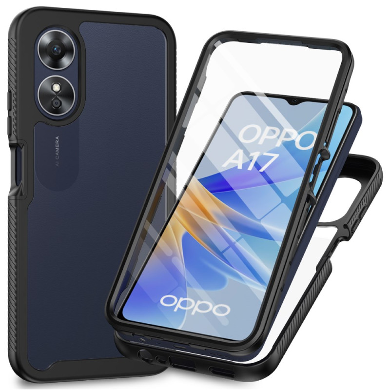 Oppo A17 Cover Transparent mit PET Screen Protector