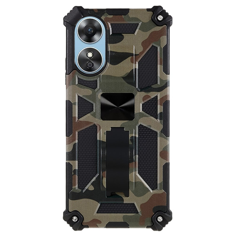 Oppo A17 / A17k Cover Integrierte Halterung Camouflage