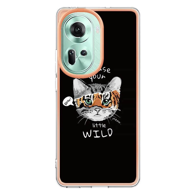 Oppo Reno 11 5G Katze und Tiger Cover